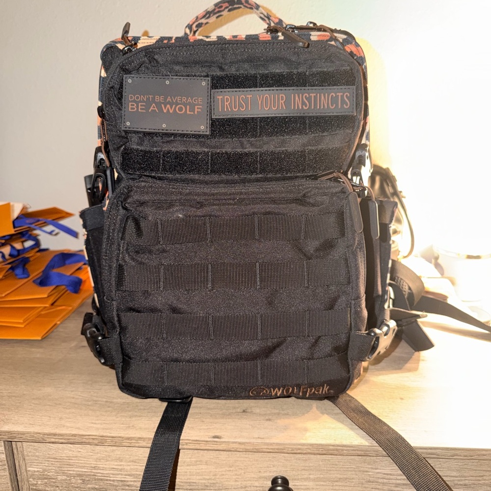 WOLF Black Adventure Backpack